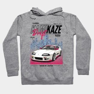 Japanese JDM Kamikaze Drift Synthwave Hoodie